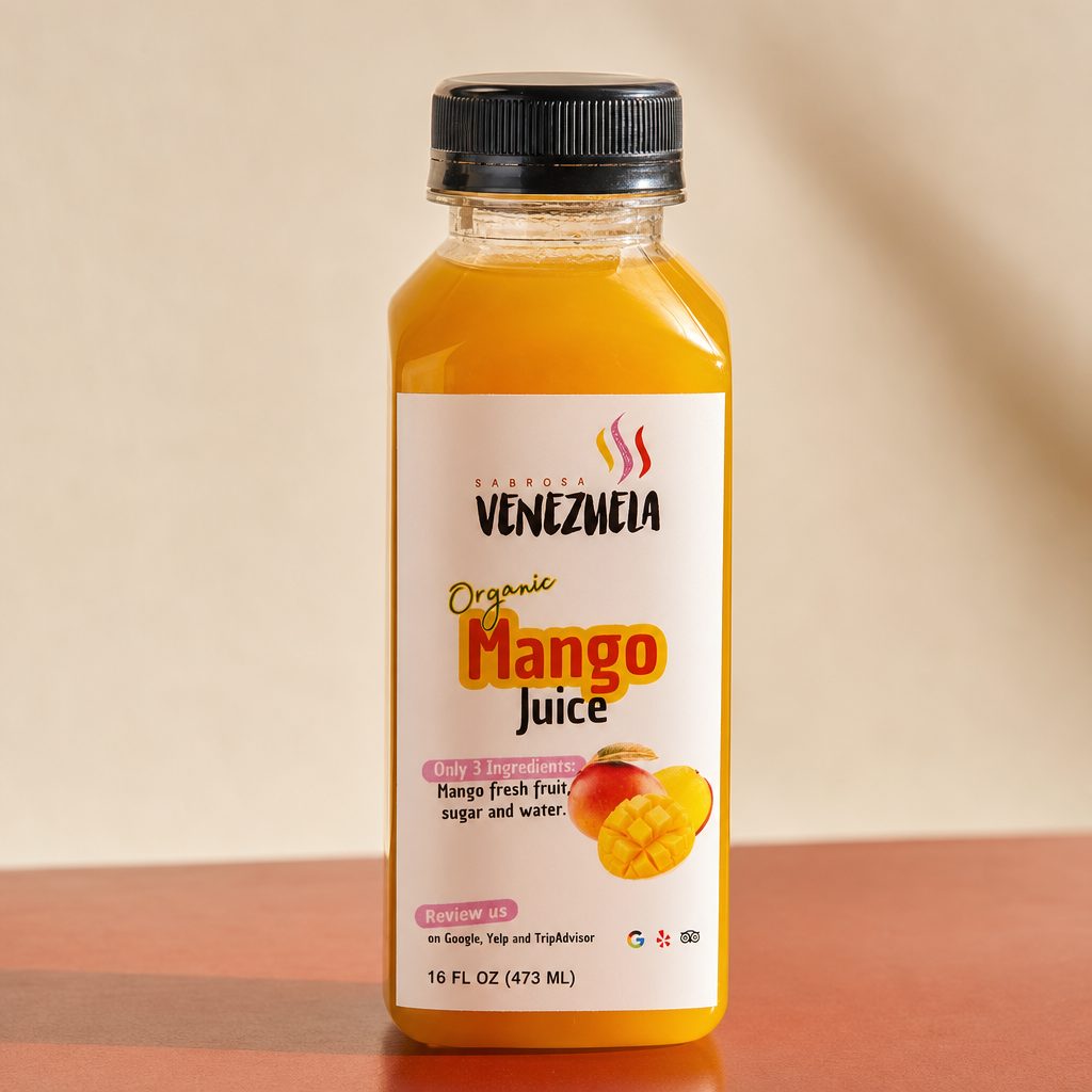 Organic Mango Juice.