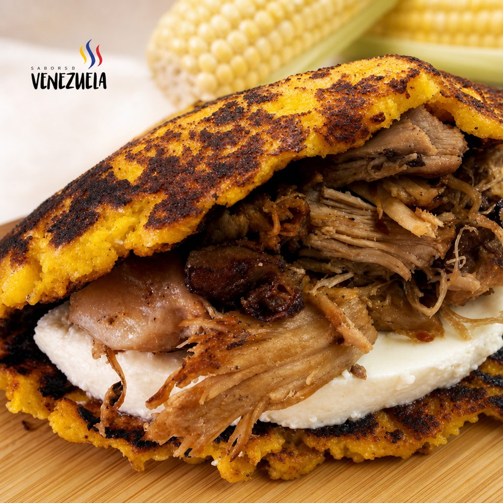 Pork Cachapas.