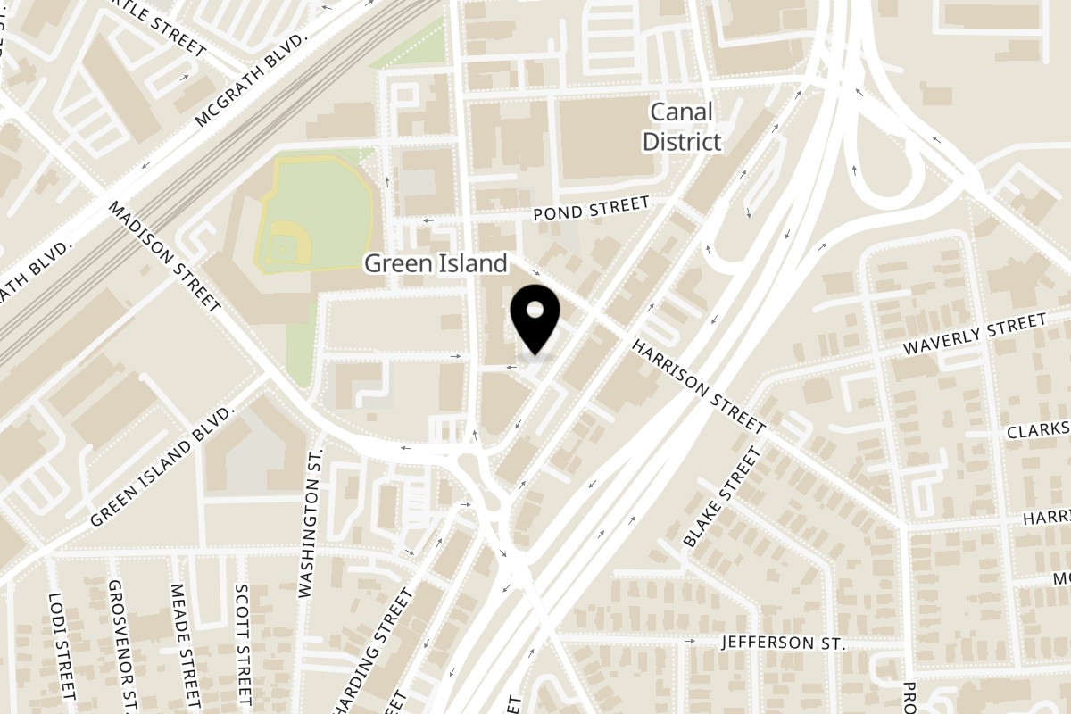 Map showing the location of Sabrosa Venezuela on 220 Harding St in Worcester